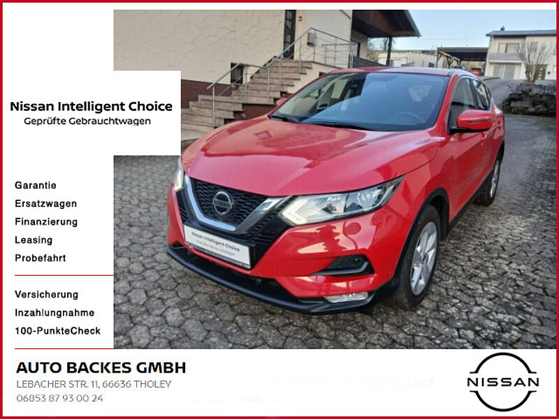 Nissan Qashqai 1.3 DIG-T DCT Automatik Acenta AHK Navi Sitzheizung Rückfahrkamera